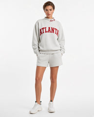 ATLANTA,Rise Up Appliqué Embroidered Mockneck | Oversized Fit