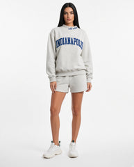 INDIANAPOLIS,Colts Nation Appliqué Embroidered Mockneck | Oversized Fit