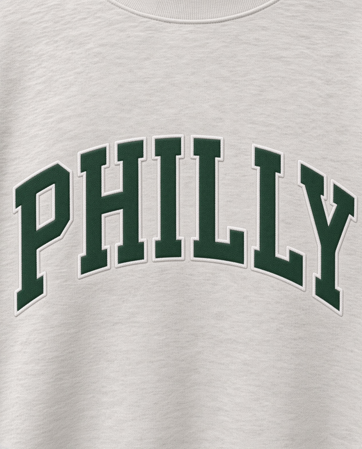 PHILLY,Go Birds Applique Embroidered Mockneck | Oversized Fit