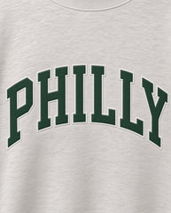 PHILLY,Go Birds Applique Embroidered Mockneck | Oversized Fit