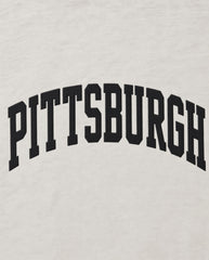 PITTSBURGH,Here We Go Applique Embroidered Mockneck | Oversized Fit