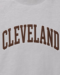 CLEVELAND,Dawg Pound Appliqué Embroidered Mockneck | Oversized Fit