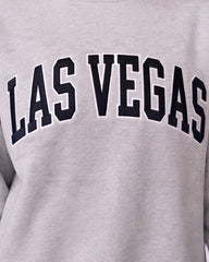 LAS VEGAS,Raider Nation Appliqué Embroidered Mockneck | Oversized Fit