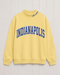 INDIANAPOLIS,Colts Nation Appliqué Embroidered Mockneck | Oversized Fit