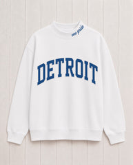 DETROIT,One Pride Appliqué Embroidered Mockneck | Oversized Fit