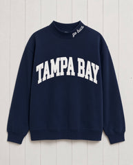 TAMPA BAY,Go Bucs Appliqué Embroidered Mockneck | Oversized Fit